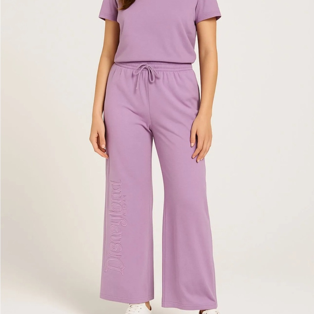 Disney Parkโ Purple Logo Sweat Pants